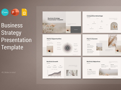 Business Strategy Template CANVA #1