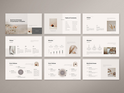Business Strategy Template CANVA #3