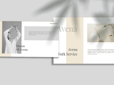 AVENA - Keynote Template #5 app branding design graphic design illustration logo typography ui ux vector