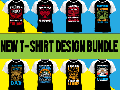 New t-shirt design bundle.