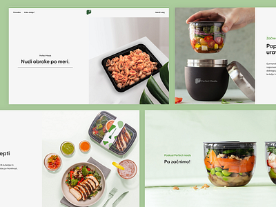 Perfect Meals landing page UI & UX for food delivery website design healthy lifestyle interface landing page landing page design ui user experience user interface ux website design