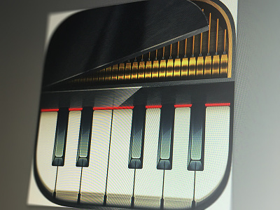 New Piano App app apple application download free icon ios piano piano icon real