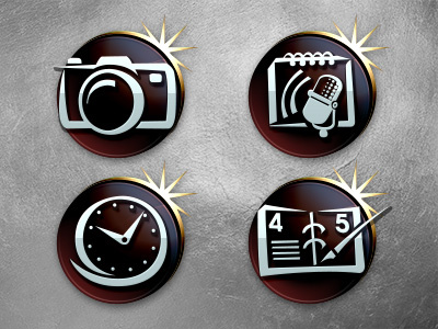 Icon set for android phone calendar camera clock icon icon set illustrations luxury icons voice memo