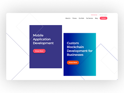 Landing page: Software development