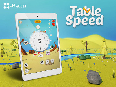 Table Speed Game 3d children game table speed