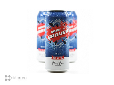 Logo et packaging - Bière Beer for Braves design logo print