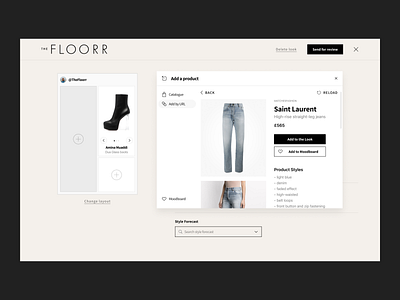 THE FLOOR — Look Builder builder clothes create fashion look builder luxury