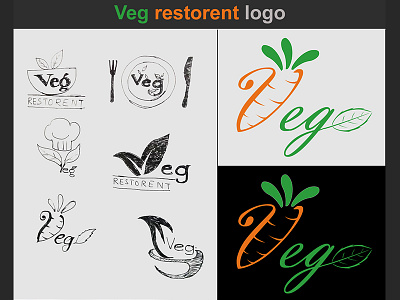 Logo concept hand scetch logo