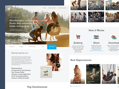 Web photo Trip clean concept design experience landing page login minimalist photography ui user web webdesign