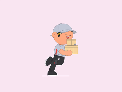 Let's run! ae animation character illustration motion graphics nft run