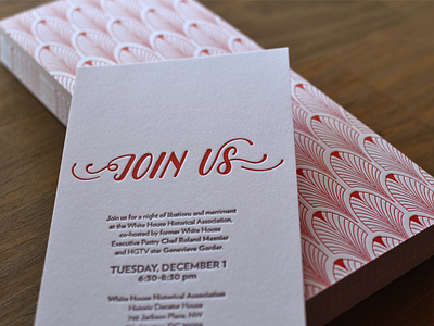 Invitation invitation letterpress