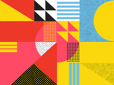 Pattern Play color design geometric illustration pattern shape