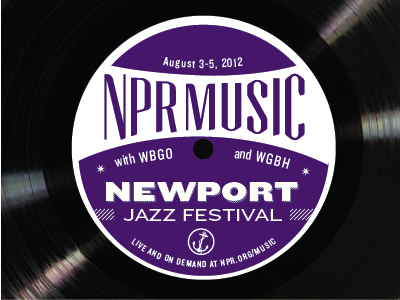 Newport Jazz Giveaway anchor jazz music newport npr record typography