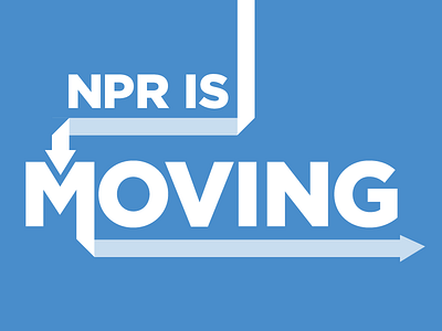 NPR is Moving arrows moving npr