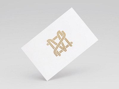 MZ alexey malina business cards design intelligence gold monogram mz personal typography