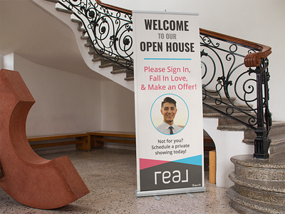 Open House Retractable Banner banner design graphic design