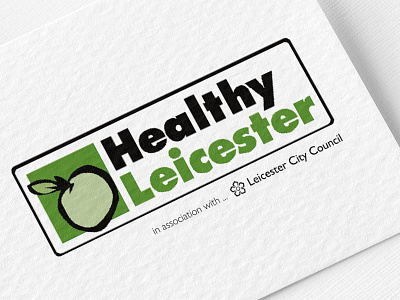 Leicester City Council Healthy Leicester Logo branding logo