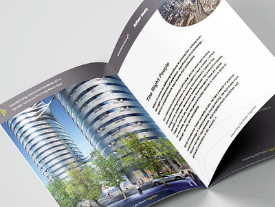 Balfoir Beatty PLC. The Helix Commercial Development Brochure. graphic design typography