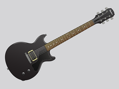 Epiphone Les Paul Jr. Mod concept epiphone guitar instrument vector