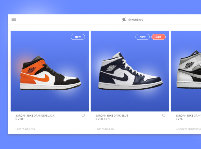 Online shoe store design 👟 by Dmytro Shyian on Dribbble
