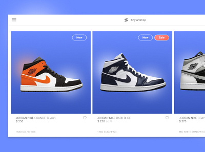 Online shoe store design 👟 branding graphic design shoe shop shop ui
