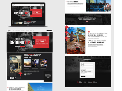 Senne Company Website Design web design
