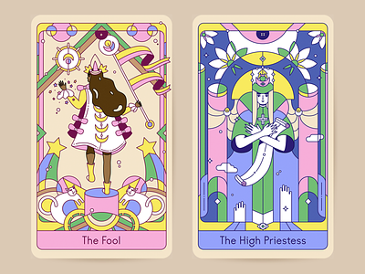 The Fool & The High Priestess