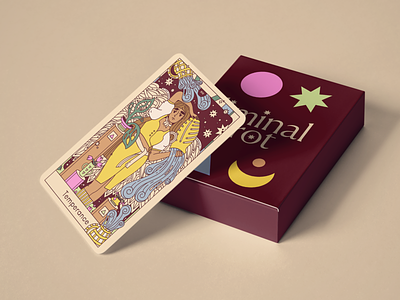 Liminal Tarot branding design drawing illustration line art tarot tarot cards tarot deck