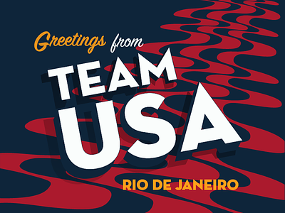 Team USA Rio Games brand identity olympics paralympics rio sports team usa united states usa