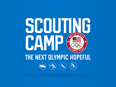 Scouting Camp: The Next Olympic Hopeful 2018 branding olympics sport team usa usoc