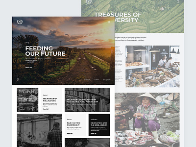Article Page | Food Alternatives alternative ants article page blog page design food grid interface minimal page ui ux web website