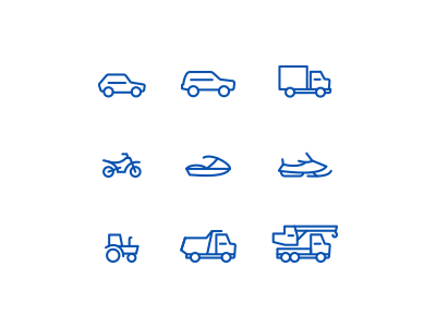 Transport icons