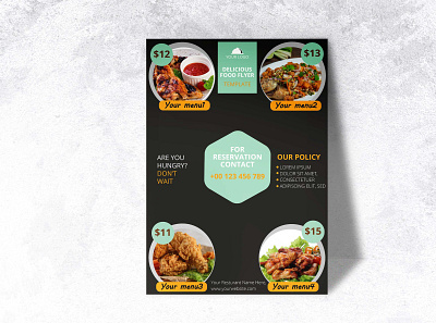 Food Flyer flyer food flyer graphic design