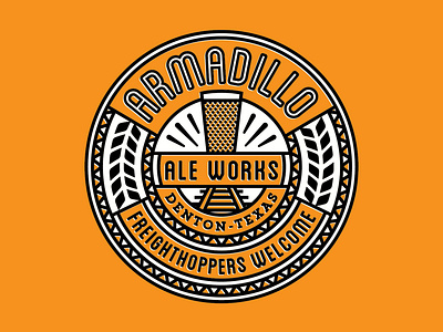 Armadillo Ale Works Badge