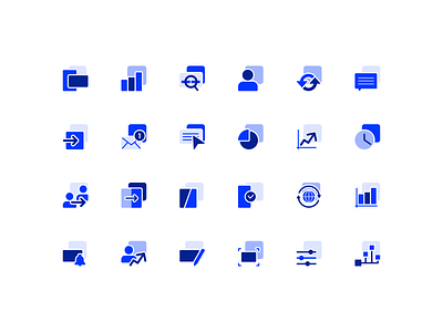 Refiner icons blue brand brand design branding design figma graphic design icon icons illustration minimalist monochrome startup survey tech vector