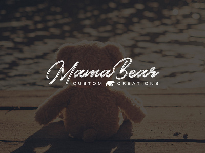 Mama Bear bear bear logo custom creations mama photography logo photologo signature watermark