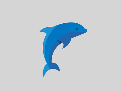 Dolphin dolphin icon logo