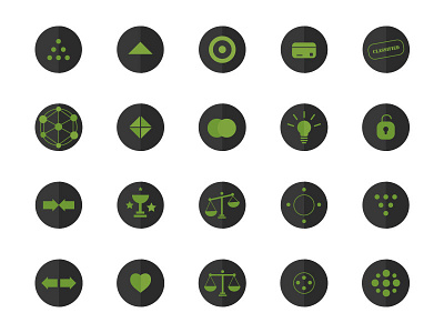 Traditional vs. New Paradigm of Leadership Icon Set analytics business businessicons flaticons icons illustrations