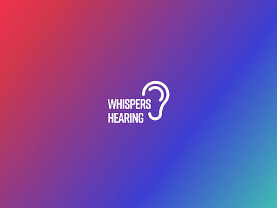 Whispers Hearing Branding Identity branding hearing hull identity logo logo design
