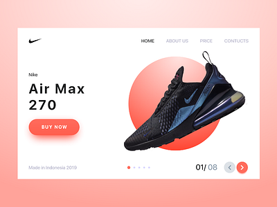 Main page. Nike - AirMax 270