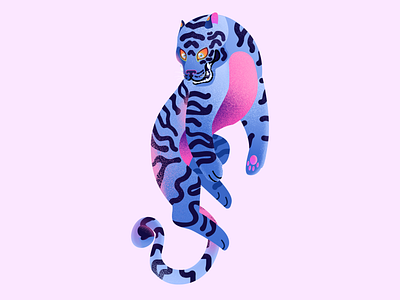 Blue tiger