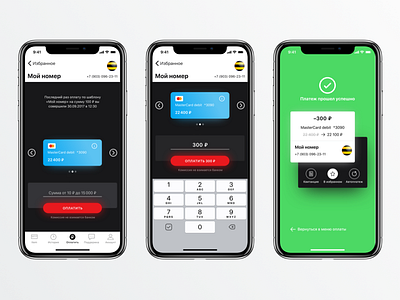 Mobile payment on iPhone X