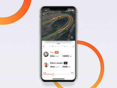 Motocross application concept app clean design ios iphone x mobile sport ui ux