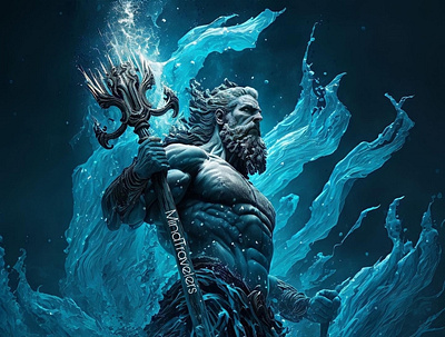 Poseidon, God of the sea