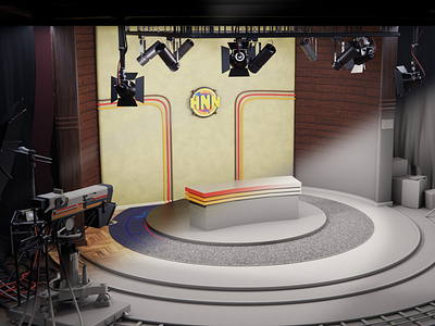 Happy News Network Set and Intro