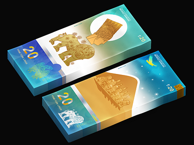 Anatolian Civilizations Banknote Designs- Nemrut Mountain Turkey