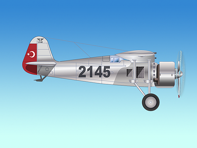 First Turkish aircraft PZL P24 Fighter air aircraft airforce force p24 pezetel polish pzl turkish