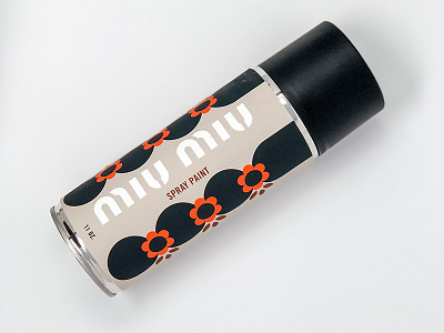Miu Miu Spray Paint design fashion packaging