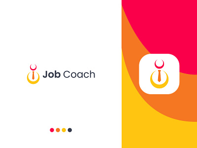 Job Coach Logo agency brand identity branding coach design graphic design hiring instructor job job coach job provider logo logofolio logos recruitment
