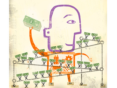 Credit Unions Get Money banks illustration money washington post